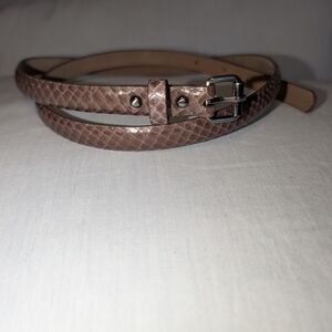 Ann Taylor Textured Tan Belt